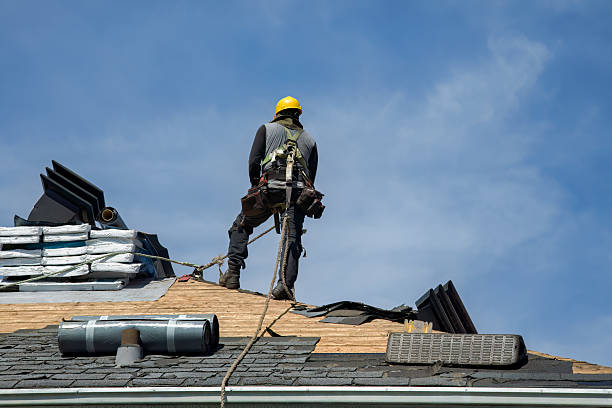 Professional Roofing technician working in Woodlawn, VA